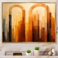 thumbnail image 1 of Designart "The Pillars Islam wall decor III" Islamic Floater Framed Wall Art Living Room, 1 of 7