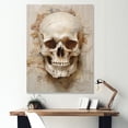 thumbnail image 1 of Designart "The Resonance Of A Skull III" Skull Canvas Prints, 1 of 7