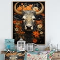 thumbnail image 1 of Designart "The Sacred Cow of Hinduism" Hinduisim Floater Framed Canvas Print, 1 of 7