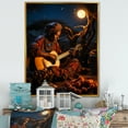 thumbnail image 1 of Designart "The Serenading African Wall art IV" African Floater Framed Canvas Print, 1 of 7