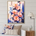 thumbnail image 1 of Designart "The Serenity Of Peonies" Peony Floater Framed Canvas Wall Art, 1 of 5