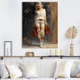 thumbnail image 1 of Designart "The Stylishly Distressed Fashion Enthusiast" Fashion Canvas Wall Art, 1 of 7