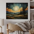 thumbnail image 1 of Designart "The Swaying Cypress A Van Gogh-Inspired Artwork III" Vangogh Print on Natural Pine Wood, 1 of 5