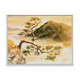 thumbnail image 1 of Designart 'The Top of Sokolica Peak With Curved Pine Tree' Traditional Framed Canvas Wall Art Print, 1 of 5