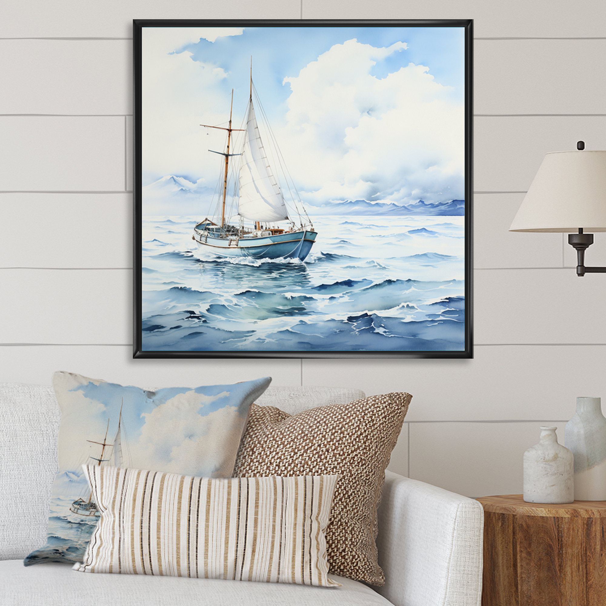 Designart "The Vastness Seascapes Capture wall art I" Nautical & Beach