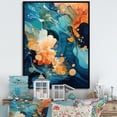 thumbnail image 1 of Designart "The Whimsy Of Lakes And Rivers In Waterscapes I" Landscape Lake River Floater Framed Wall Art Prints, 1 of 5