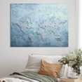 thumbnail image 1 of Designart "The World In The Ice Age I" World Map Wall Art Prints, 1 of 7