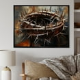 thumbnail image 1 of Designart "Thorns Coronet Christian Symbol I" Christianity Floater Framed Wall Decor, 1 of 5