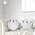 thumbnail image 1 of Designart Three Flowers - Floral Throw Pillow - 12x20, 1 of 1