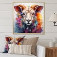 thumbnail image 1 of Designart "Through Time Sailboat Sailing painting I" Animals Floater Framed Canvas Art Print, 1 of 7