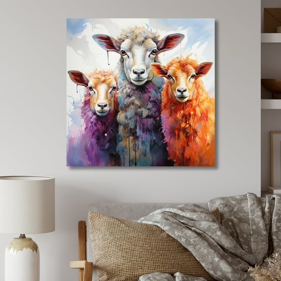 Designart "Through Time Sailboat Sailing painting II" Animals Canvas Wall Art