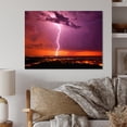 thumbnail image 1 of Designart "Thunderstorms Unleashed III" Lightning Metal Wall Art Prints, 1 of 5