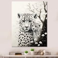 thumbnail image 1 of Designart "Tiger euphony In Monochrome" Animals Canvas Wall Art, 1 of 5