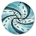 thumbnail image 1 of Designart 'Time Vortex Spiral ' Modern wall clock, 1 of 3
