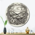 thumbnail image 1 of Designart "Timeless Asian Landscape Eternal Tranquility" Chinese Oversized Wall Clock, 1 of 5