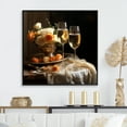 thumbnail image 1 of Designart "Timeless Elegance" Wine & Champagne Floater Framed Canvas Wall Art, 1 of 5