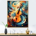 thumbnail image 1 of Designart "Timeless Floral Piano in White III" Music Framed Wall Art - Vintage Brown Music Entryway Framed Wall Art, 1 of 6