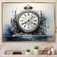 thumbnail image 1 of Designart "Timeless Reflections of the Clock" Fashion Floater Framed Canvas Print, 1 of 7