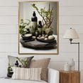 thumbnail image 1 of Designart "Toiletries Sumi Asian Painting I" Asian Floater Framed Canvas Print, 1 of 7