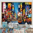 thumbnail image 1 of Designart "Tokyo Popart Colorful City painting II" Tokyo Floater Framed Canvas Art Print, 1 of 7