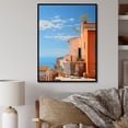thumbnail image 1 of Designart "Tones Fontanas Italy Terracotta wall art V" Cityscapes Floater Framed Canvas Print, 1 of 7