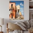 thumbnail image 1 of Designart "Tones Fontanas Italy Terracotta wall art XI" Cityscapes Metal Wall Art, 1 of 5