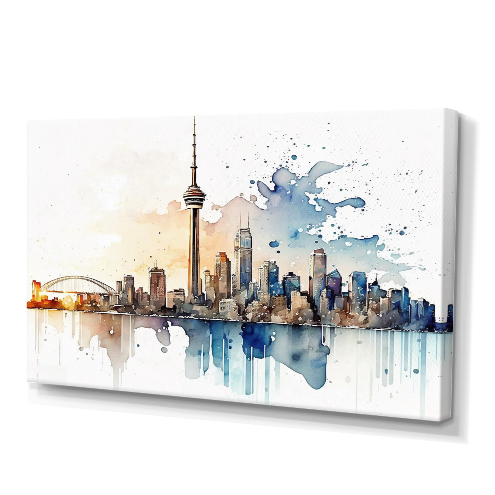 Designart Toronto Skyline I Canvas Wall Art