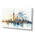thumbnail image 1 of Designart Toronto Skyline I Canvas Wall Art, 1 of 5