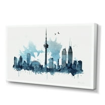 Designart Toronto Skyline V Canvas Wall Art