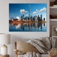 thumbnail image 1 of Designart "Toronto s Skyline in the Background" City Toronto Canvas Wall Art, 1 of 5