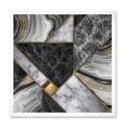 thumbnail image 1 of Designart 'Touches Of Gold With Marble Granite Agate' Modern Framed Art Print, 1 of 4
