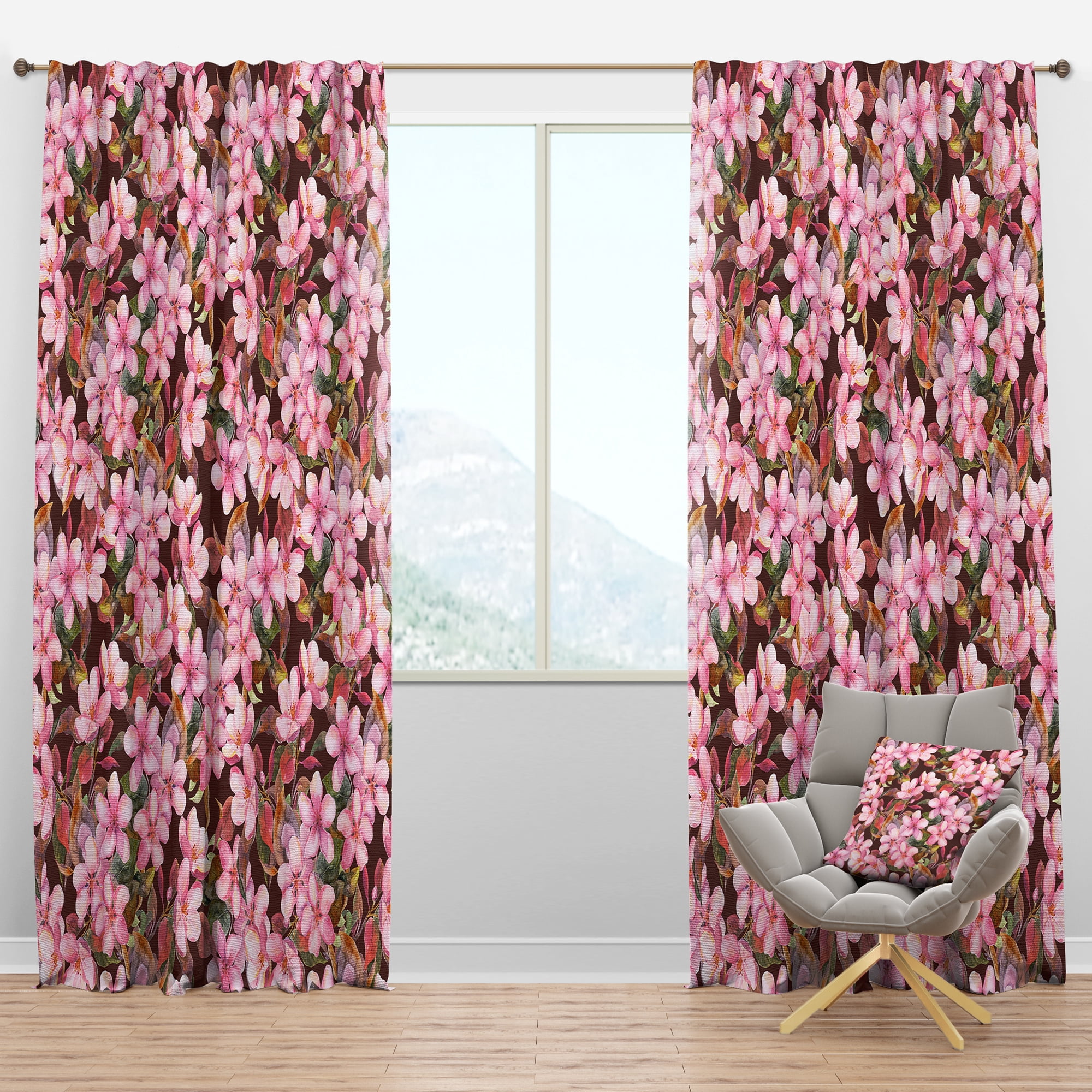 Designart Traditional Blackout Curtain