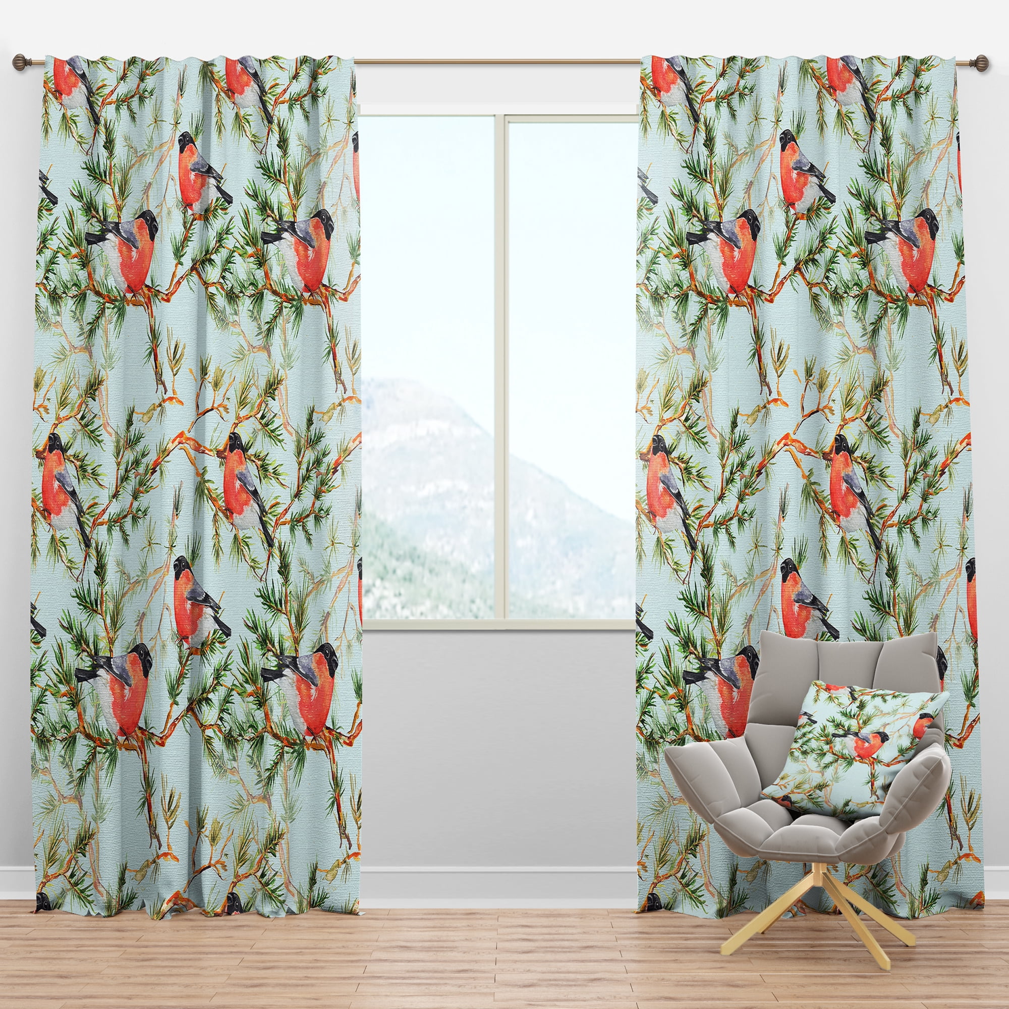 Designart Traditional Blackout Curtain