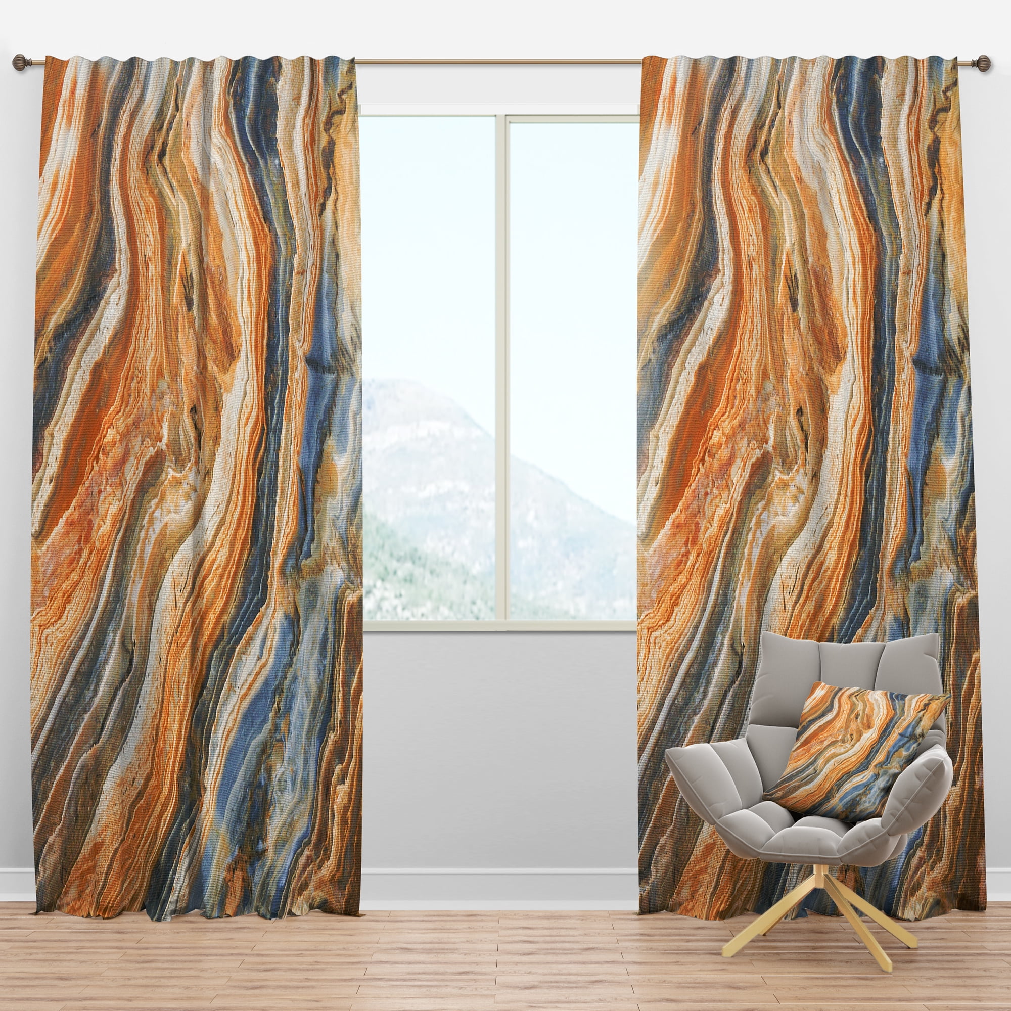 Designart Traditional Blackout Curtain