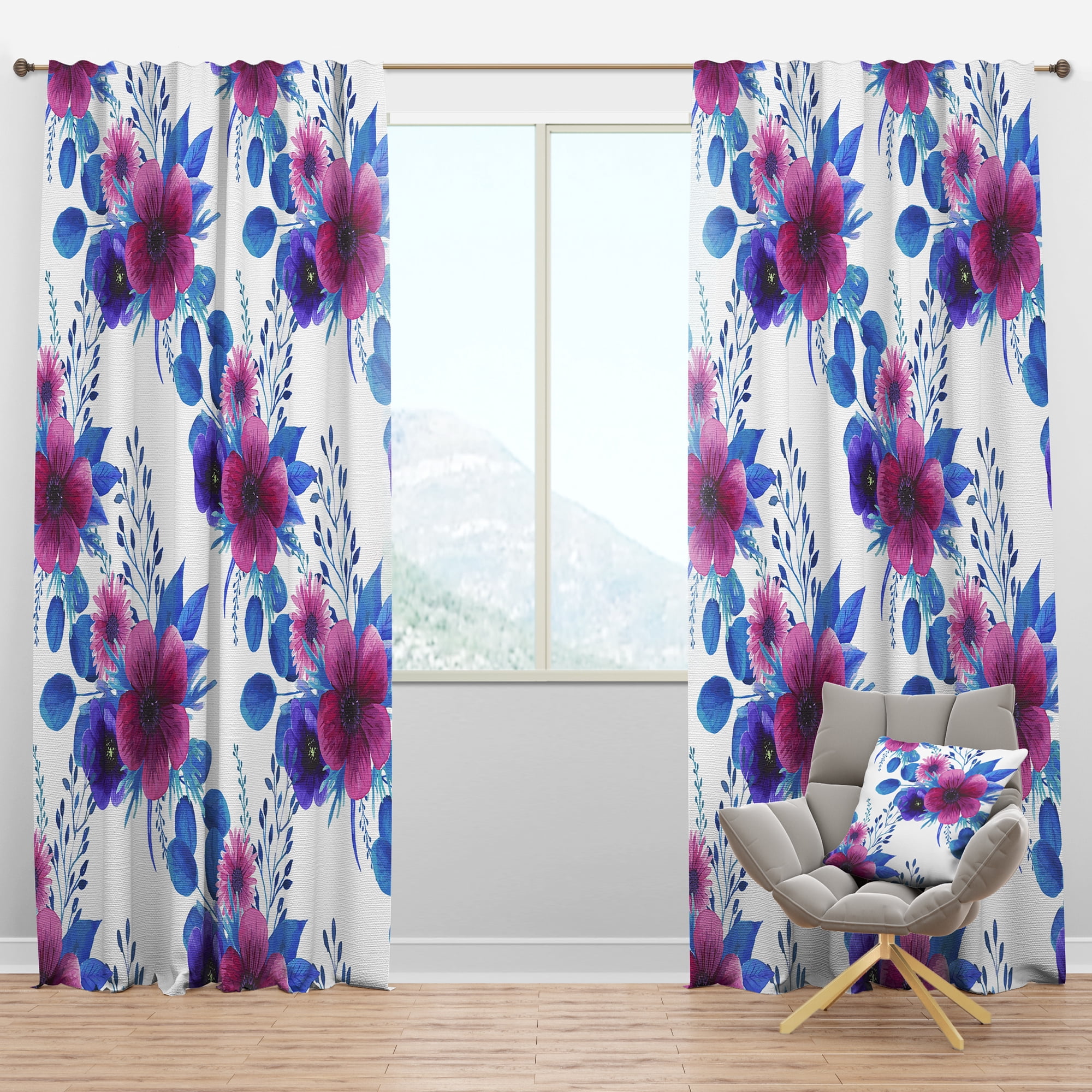 Designart Traditional Blackout Curtain