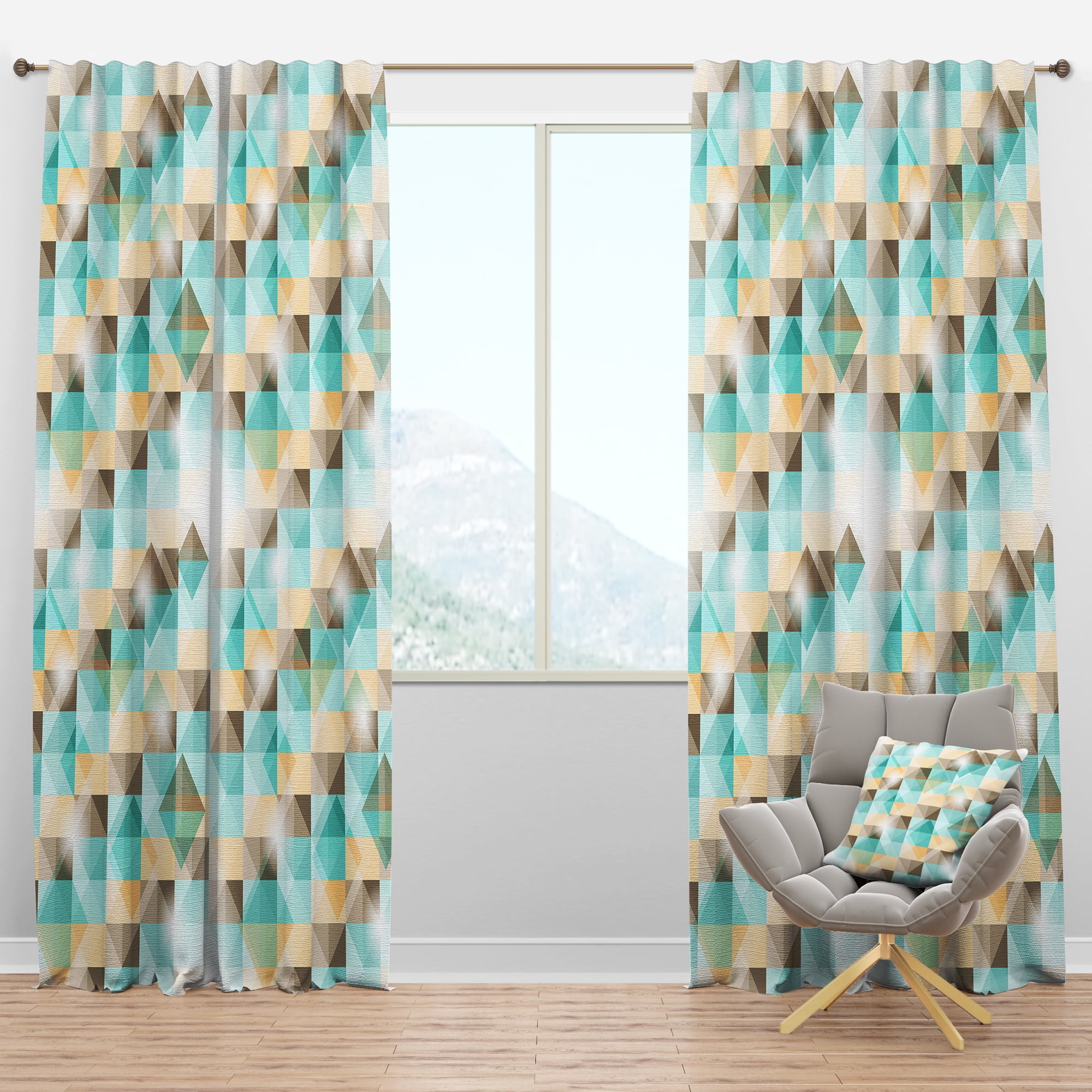 Designart Traditional Blackout Curtain