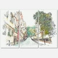 thumbnail image 1 of Designart ' Traditional Street In City Istanbul ' Traditional Canvas Wall Art Print, 1 of 3