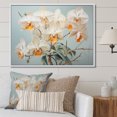thumbnail image 1 of Designart "Tranquil Beige Orchids III" Orchids Floater Framed Canvas Prints, 1 of 5