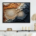 thumbnail image 1 of Designart "Tranquil Blue Beige Geode" Stone Geode Floater Framed Canvas Prints, 1 of 5