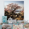 thumbnail image 1 of Designart "Tranquil Japanese Bonsai" Tree Oak Floater Framed Wall Decor, 1 of 5