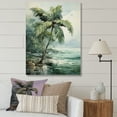 thumbnail image 1 of Designart "Tranquil Palms By The Beachside" Palms & Palm Trees Wall Art Living Room, 1 of 7
