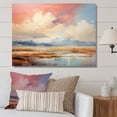 thumbnail image 1 of Designart "Tranquil Pastel Plains" Minimalism Canvas Art Print, 1 of 7