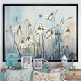 thumbnail image 1 of Designart "Tranquil Snowdrop Blend I" Snowdrops Floater Framed Canvas Art Print, 1 of 5