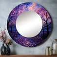 thumbnail image 1 of Designart "Transcendent Twilight Sky Photo wall art" Sky Rund Mirror For Wall Decor - Large Pink Round Printed Mirror - Traditional Round Mirror 29" x 29" Inch, 1 of 5