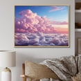 thumbnail image 1 of Designart "Transcendent Twilight The Candy Sky" Landscapes Floater Framed Canvas Wall Art, 1 of 7