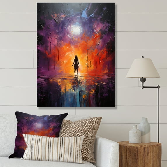 Designart "Transcendental Awareness Through Meditation I" Meditation Wall Art Prints