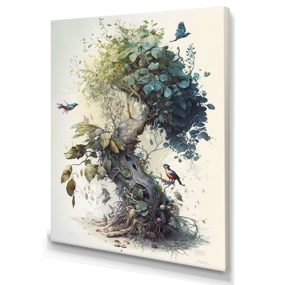 Designart Tree In Nature Canvas Wall Art