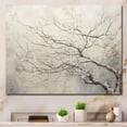 thumbnail image 1 of Designart "Tree Monochrome Of Beige" Floral Canvas Wall Art, 1 of 5