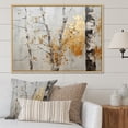 thumbnail image 1 of Designart "Tree Monochrome Of Gray IV" Tree Monochrome Floater Framed Canvas Print, 1 of 7