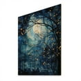 thumbnail image 1 of Designart "Tree Moonlit form III" Landscape Trees Print on Natural Pine Wood, 1 of 5